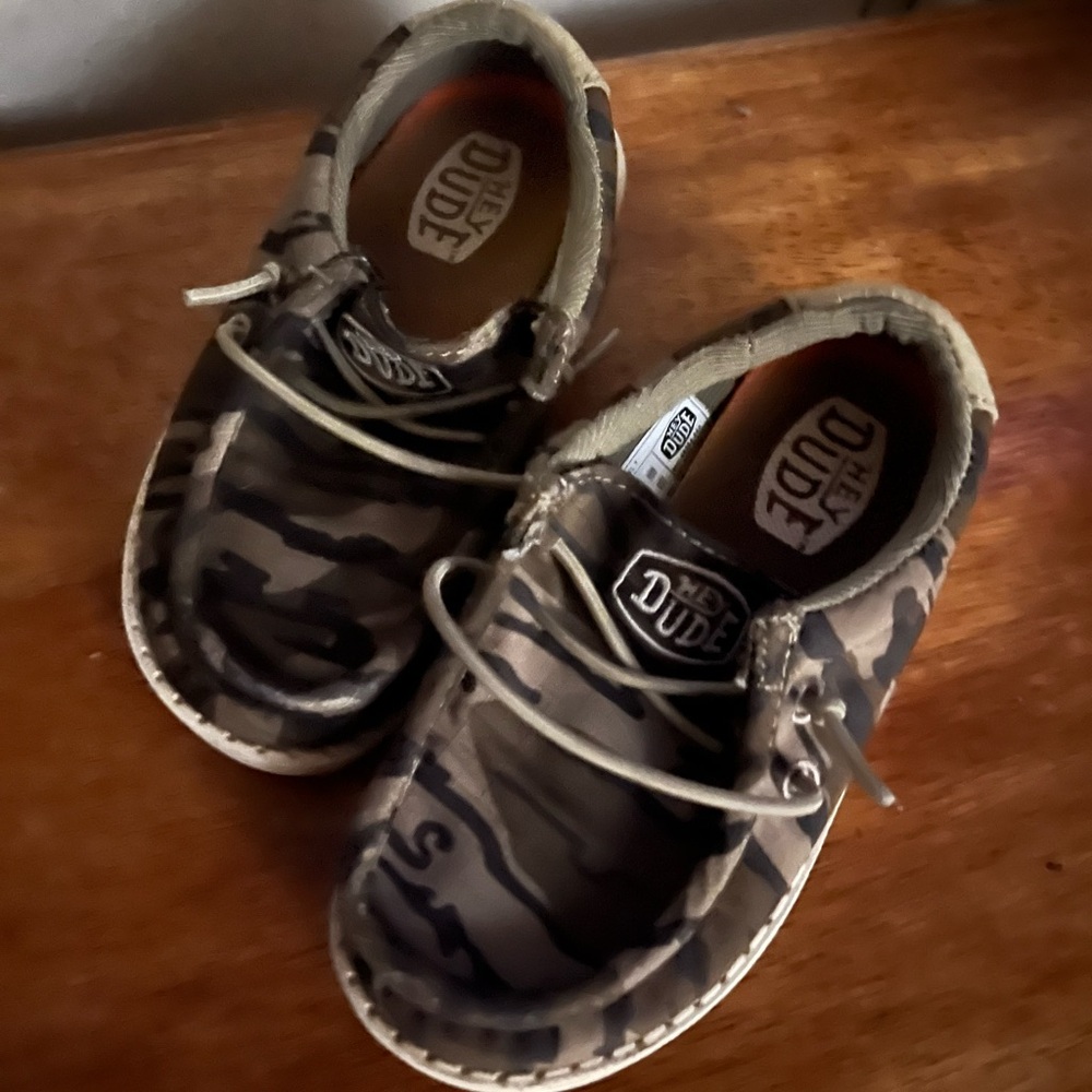 Hey Dude Toddler 7k Camouflage Shoes